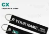 The Personalized Cathay Pacific Cabin Crew Tag