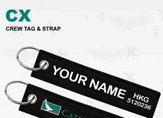 The Personalized Cathay Pacific Cabin Crew Tag
