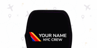 Southwest Airlines themed featured image for a Southwest flight attendant gift guide