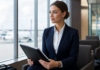 Can You Be a Flight Attendant with Tattoos? What Airlines Usually Care About Aspiring flight attendant in a professional interview setting with a subtle visible wrist tattoo
