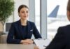 Flight Attendant Interview Questions: What Airlines Really Ask Flight attendant job candidate in a professional interview setting