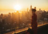 Things to Do on a Layover in Chicago for Flight Attendants: Crew-Friendly Ideas by Time and Energy Chicago skyline with Willis Tower and Lake Michigan at sunrise, editorial travel lifestyle photography
